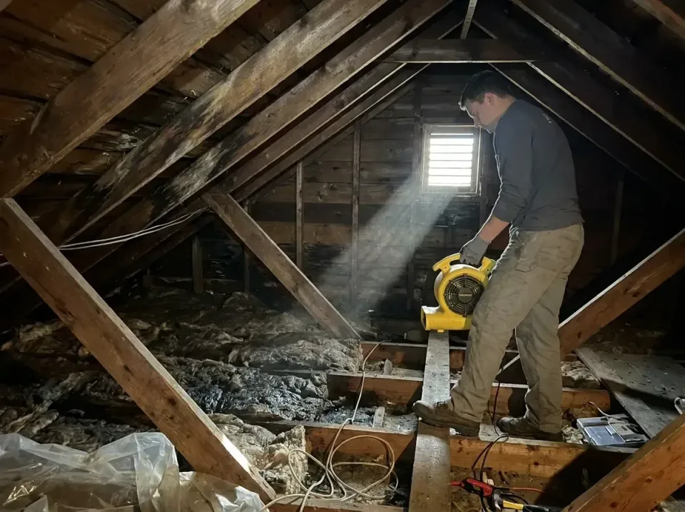 attic-water-damage-drying-proc-007 — frequently asked questions, Emergency Water Extraction & 24/7 Flood Response in Saddle…